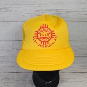 SpEx Trucker Hat Men's Adjustable OSFA Yellow Masthead Intl Albuquerque NM